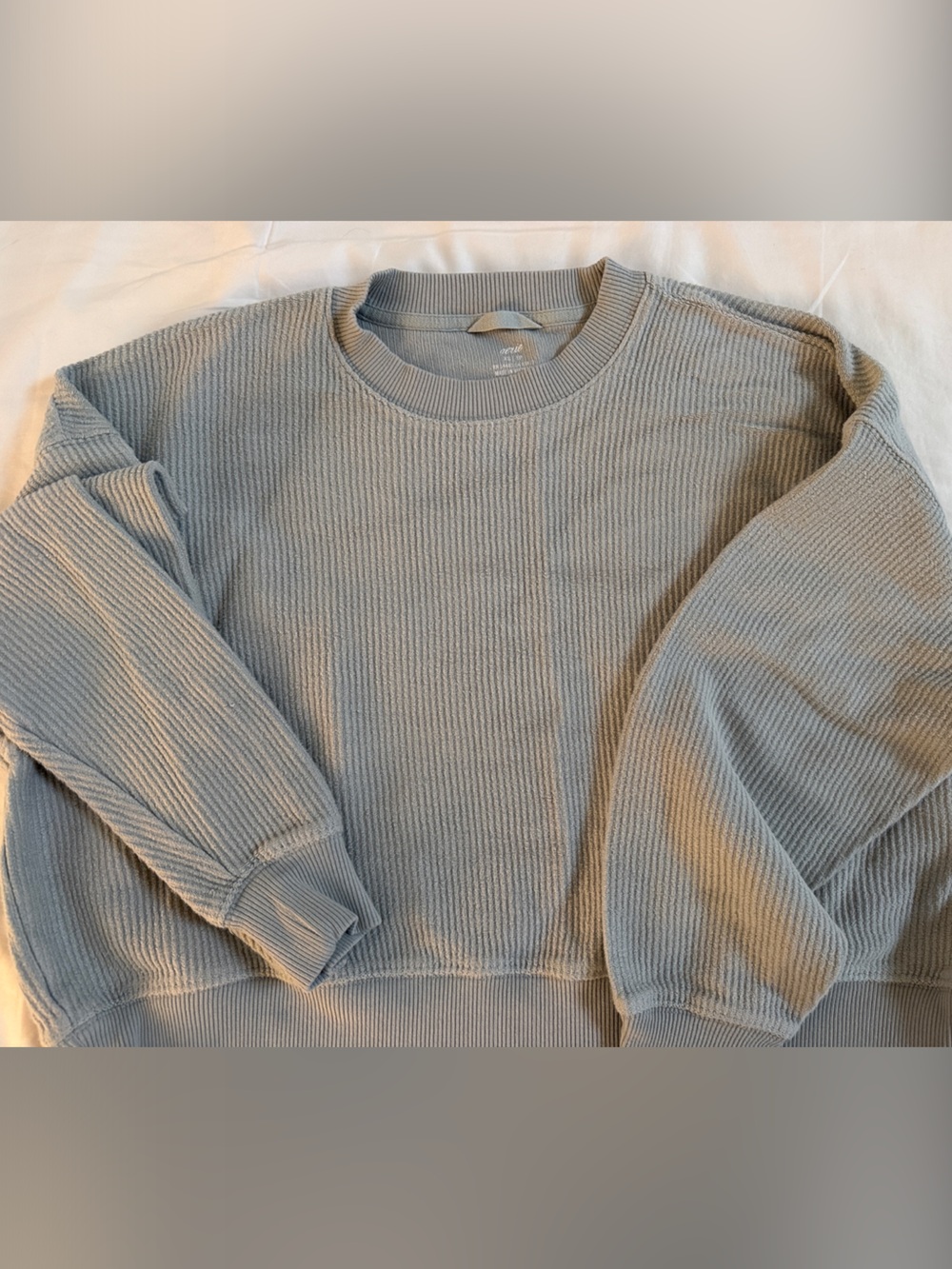 aerie Ribbed Crewneck Sweater Sweatshirt